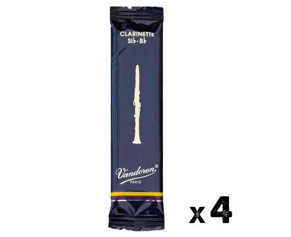 Vandoren Clarinet Reeds 4-Pack